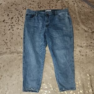 KanCan Blue Ankle Cropped Jeans